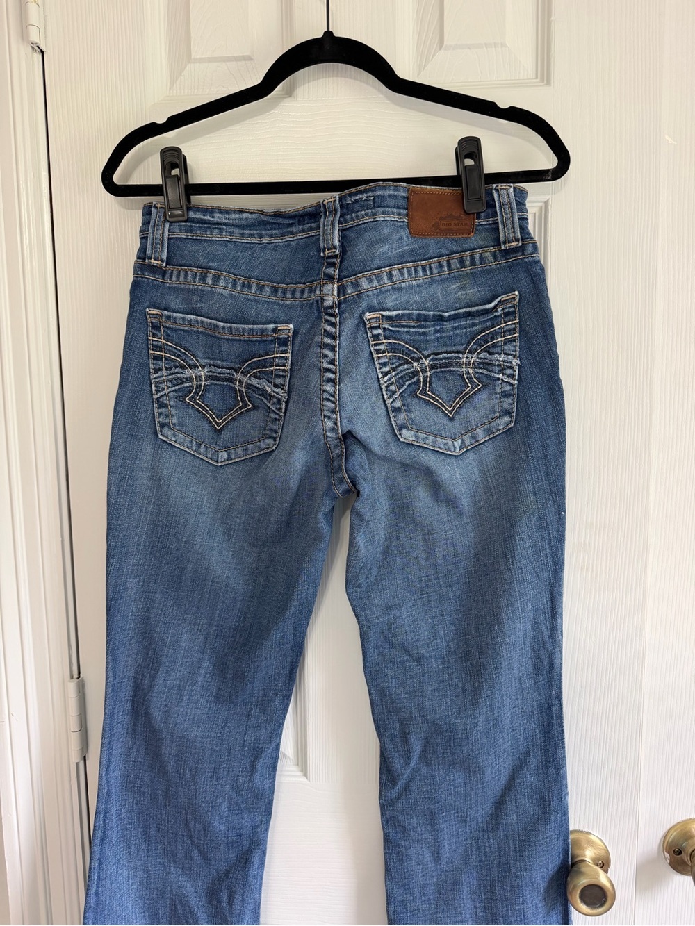 Big Star Maddie bootcut jeans y2k 2000s low rise western cowgirl denim 29L